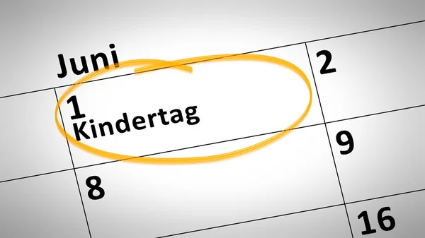 Kindertag am 1. Juni — Stockfoto