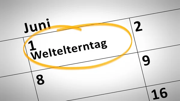 Weltelterntag — Stockfoto