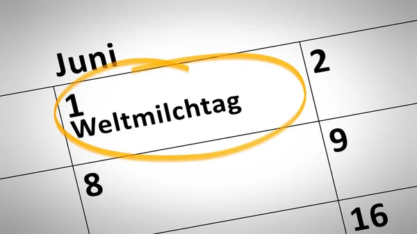 Weltmilchtag — Stockfoto