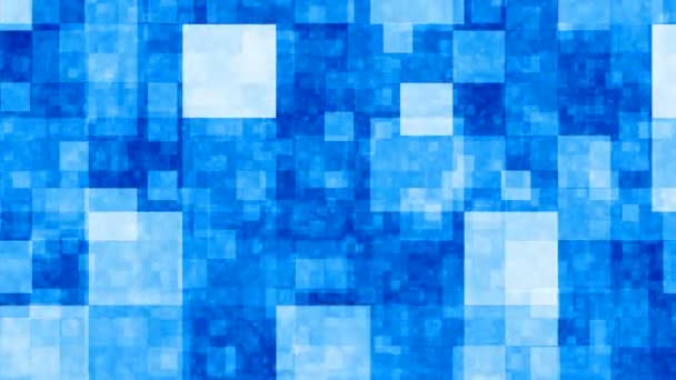 Abstracte blauwe blokken achtergrond (naadloze loops) — Stockvideo