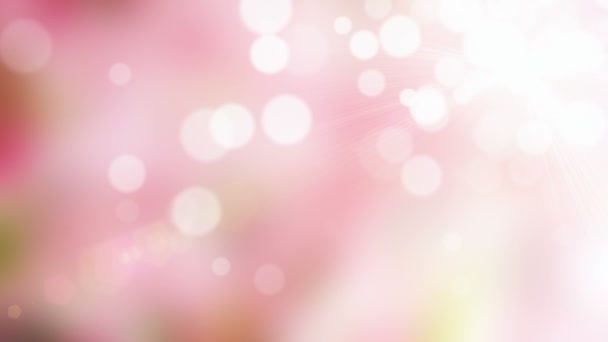 春天的粉红色运动背景 （无缝环) — 图库视频影像