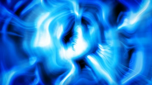 Abstract blauw licht stromen achtergrond — Stockvideo