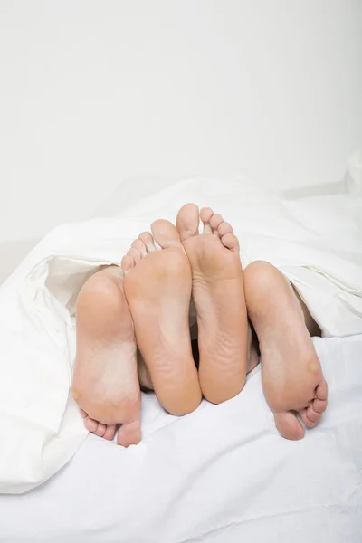 夫妻的脚 — 图库照片