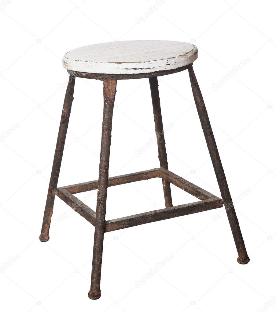 Worn Vintage Stool