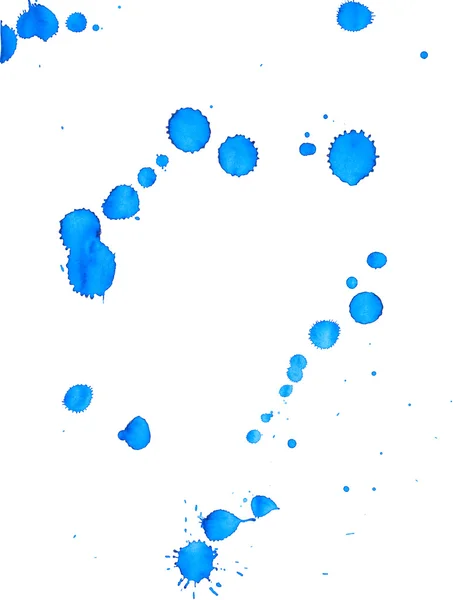 Blue Paint Splash — Stock Photo, Image
