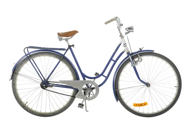 Blue Bicicletta vecchio stile — Foto Stock