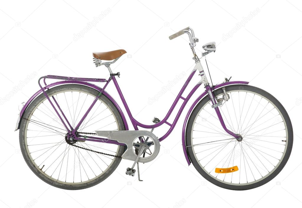 Pink Old fashioned bicycle