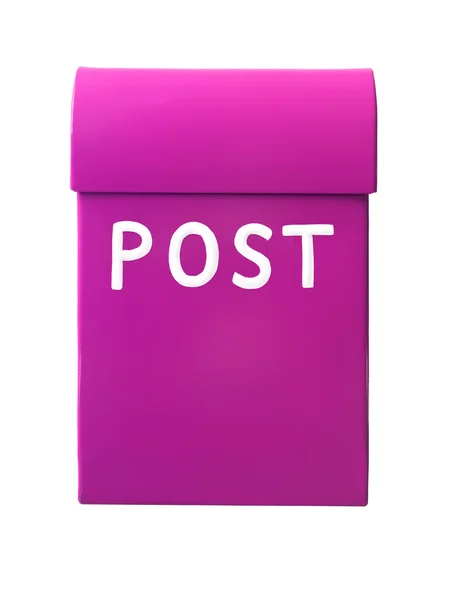 ピンクのメールボックス — ストック写真