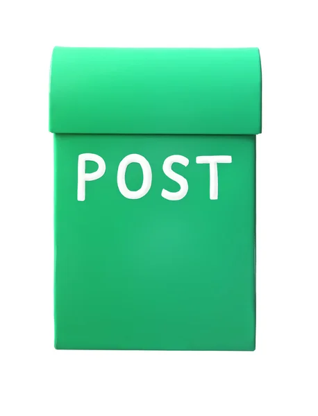 Groene Postvak — Stockfoto