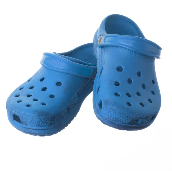 İzole mavi rahat ayakkabılar — Stok fotoğraf