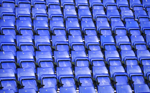 Spectators seats at a stadium Stock Image