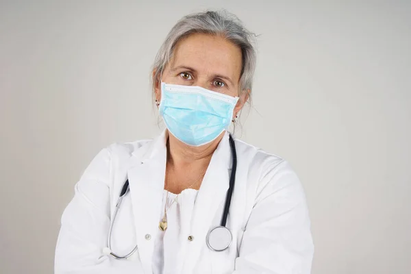 Tired Overworked Fed Helathcare Worker Pandemic Concept — Stock Photo, Image