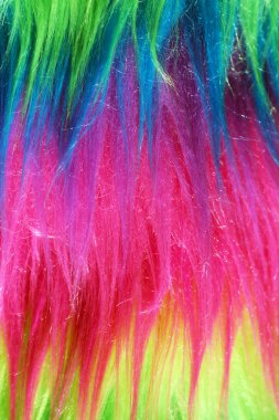 Neon renkli faux kürk arka plan dikey