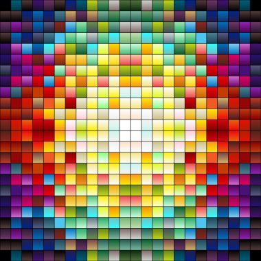 Colorful pixels 4 clipart