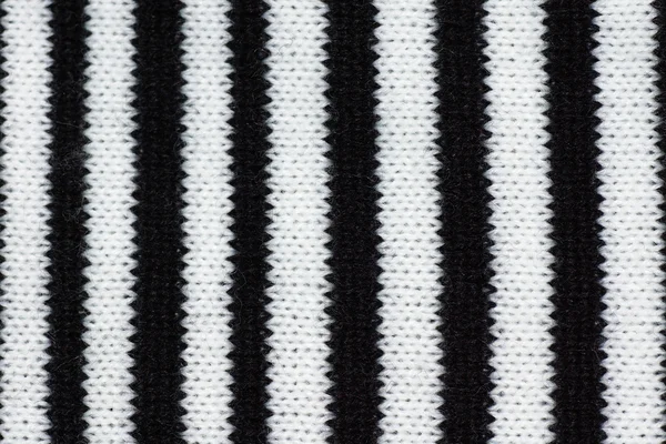 Black and white striped textile — Stock Photo, Image