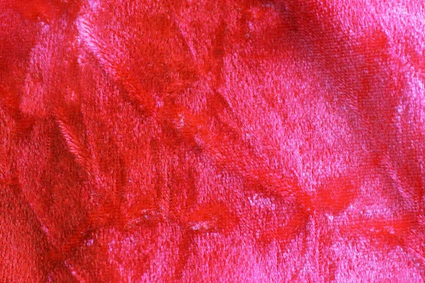 红色的碎的天鹅绒背景 — 图库照片