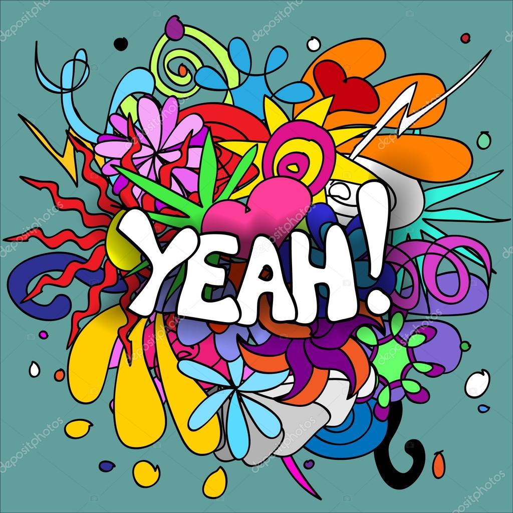 Yeah doodles — Stock Vector © Mirage3 #59558171