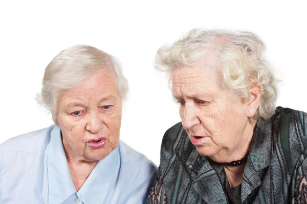 Old women together — Stockfoto