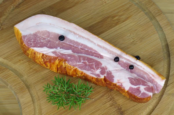 Smoked meat bacon — Stock Photo, Image