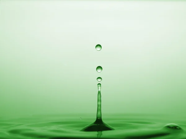 Cor gotas de água — Fotografia de Stock