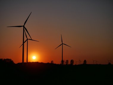 Rüzgar türbini çiftliği