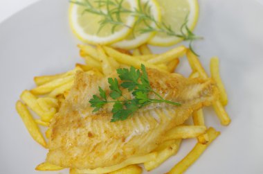 Kızarmış Morina balığı fileto 