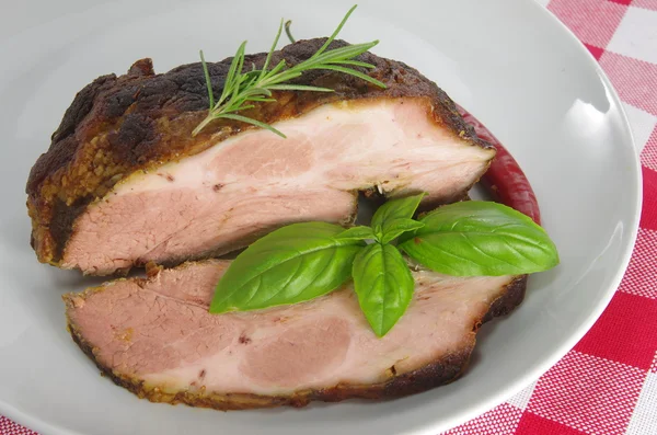 Carne de bovino vermelha assada — Fotografia de Stock