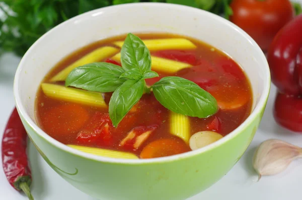 Appetitliche Gulasch-Suppe — Stockfoto