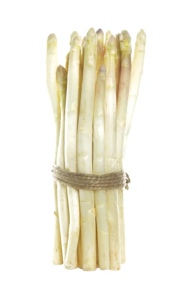 Bündel weißer Spargel — Stockfoto