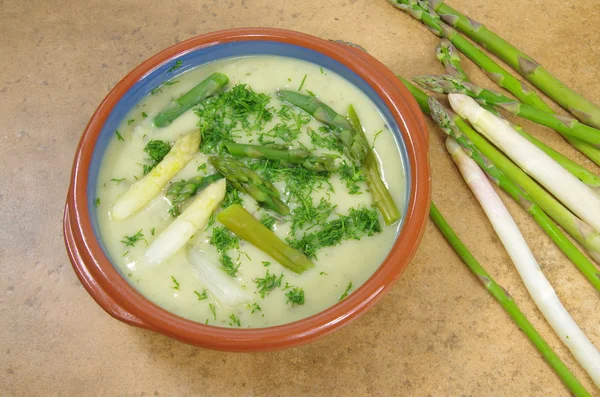 Zuppa di asparagi — Foto Stock