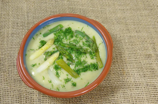 Zuppa di asparagi — Foto Stock