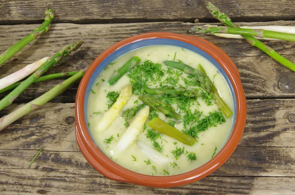 Zuppa di asparagi — Foto Stock