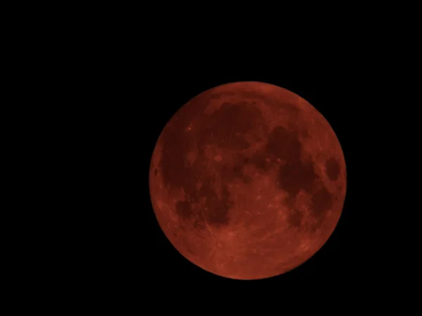 Krevní moon — Stock fotografie