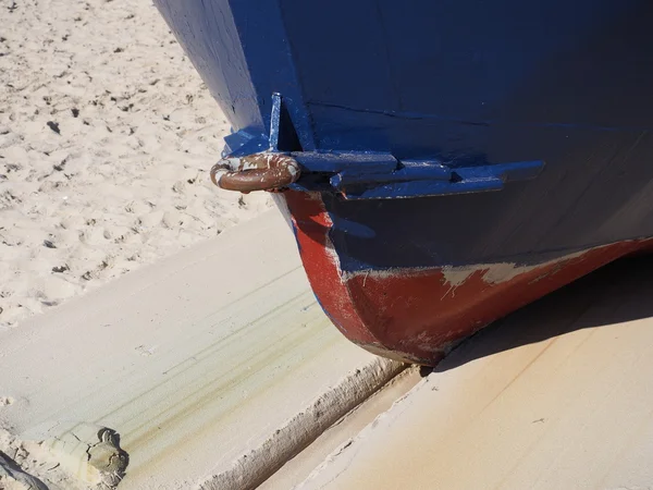 Fragmento azul barco de pesca — Foto de Stock