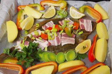 çiğ balık pisi balığı