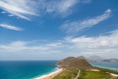 St Kitts üzerinde gökyüzü