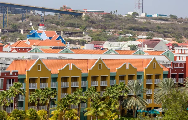 Resort Roofs in Curacao — Stock Photo, Image