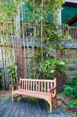 Bambu tarafından ahşap Bank