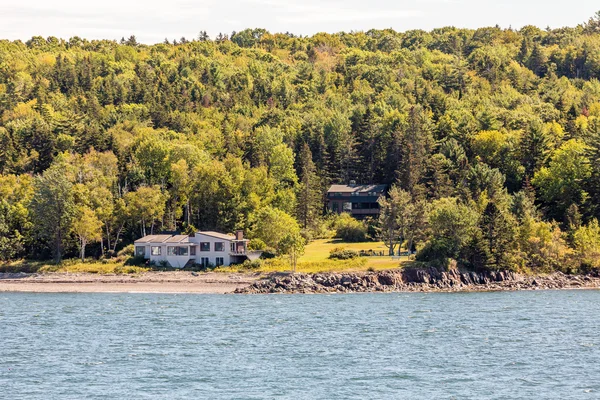 Two Houses on Maine Coast — Stock Photo, Image