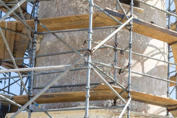 Scaffolding Close Horizontal — Stock Photo, Image