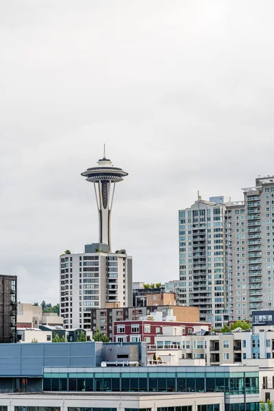 Space Needle Seattle manzarası içinde — Stok fotoğraf