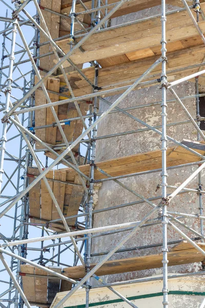 Scaffolding Close Vertical — Stock Photo, Image