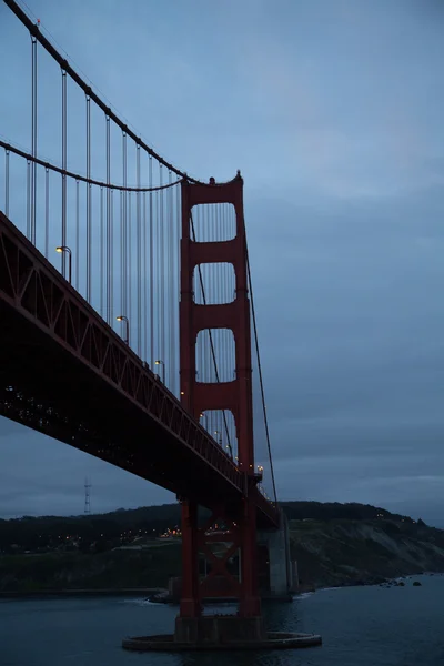 Golden Gate at Night — Stock Photo, Image