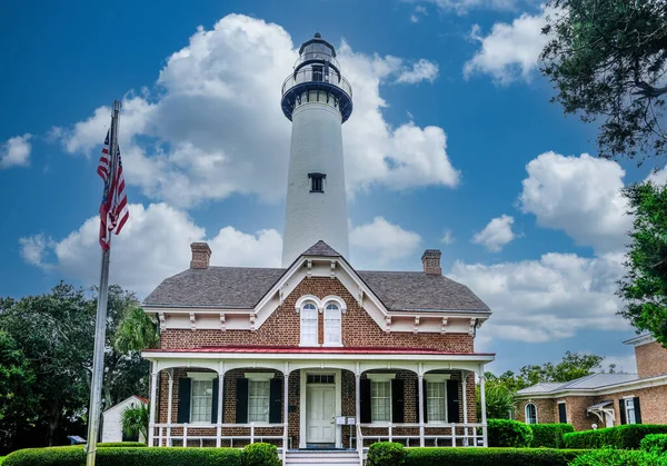 Saint Simons LIghthouse and Museum — Stok Foto