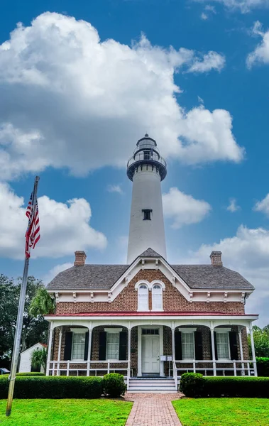 St Simons LIghthouse and Museum — Stock Photo, Image