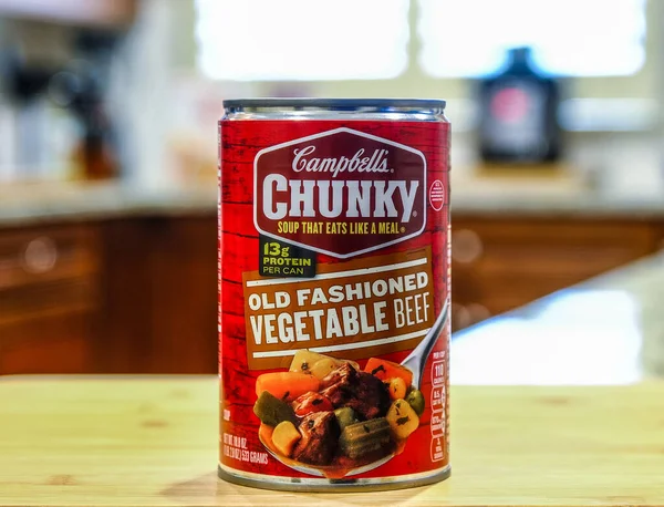 Campbells Soupe de boeuf aux légumes — Photo