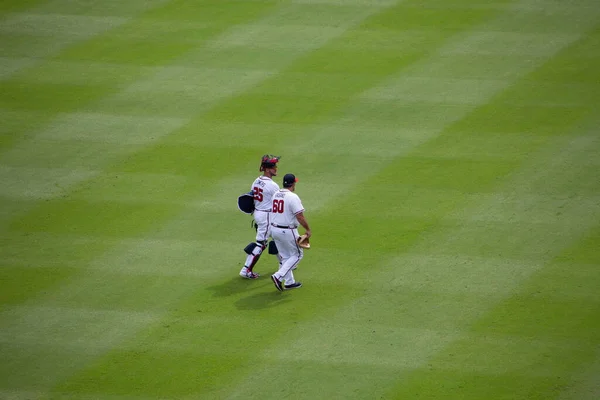 Atlanta Braves Spelers — Stockfoto