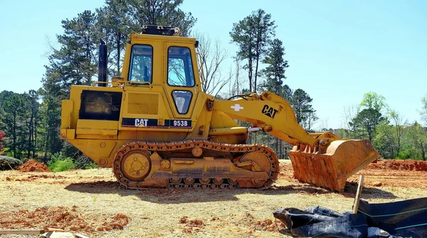 CAT Bulldozer on Site — Stock Photo, Image