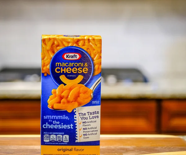 Kraft maccheroni e formaggio — Foto Stock