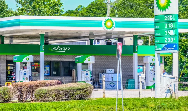 BP-Tankstelle ohne Gas — Stockfoto